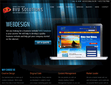 Tablet Screenshot of bvusolutions.com